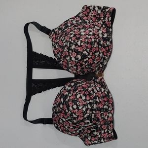 Cacique Boost Plunge Floral Bra